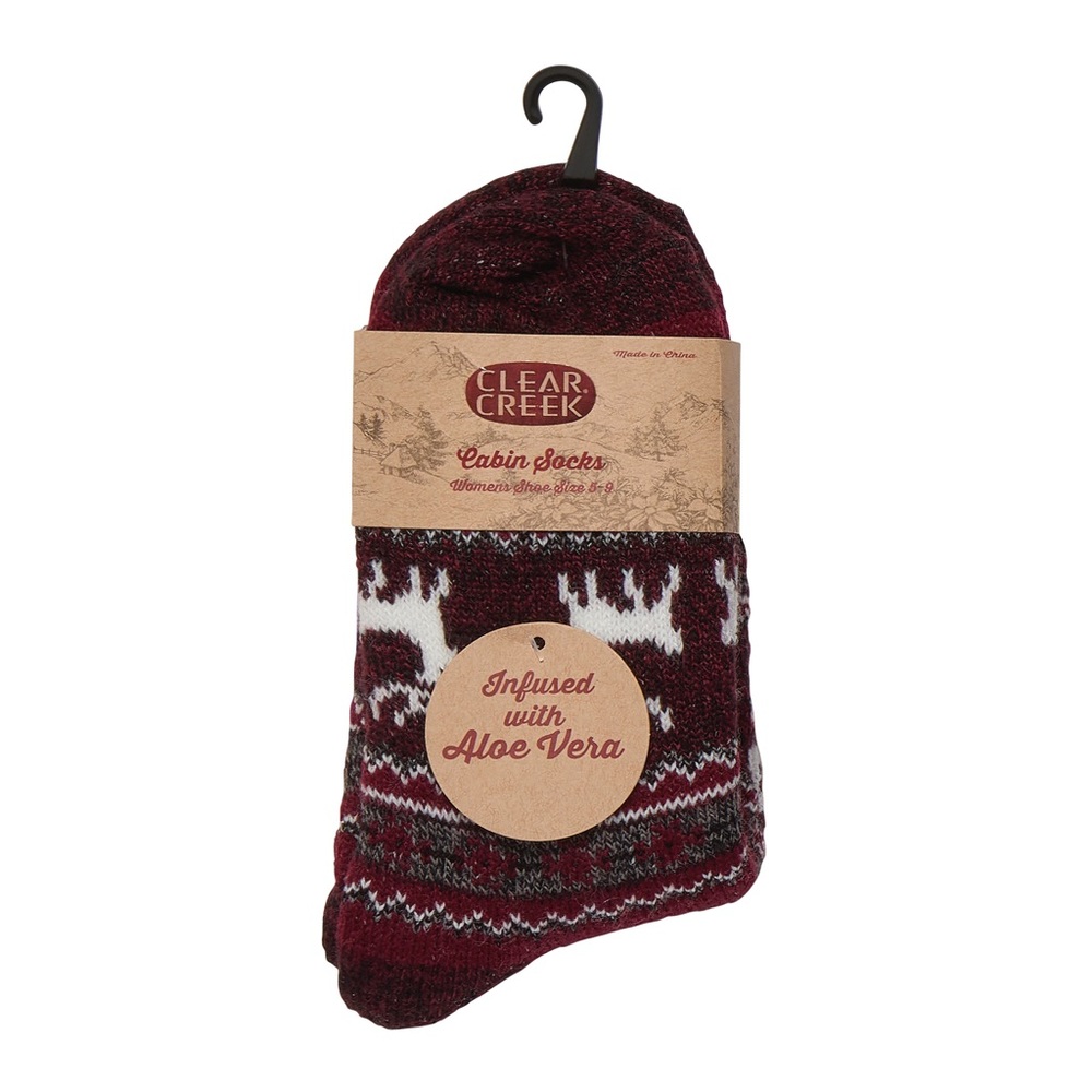 CLEAR CREEK 🧦 Aloe Lined Cabin Socks